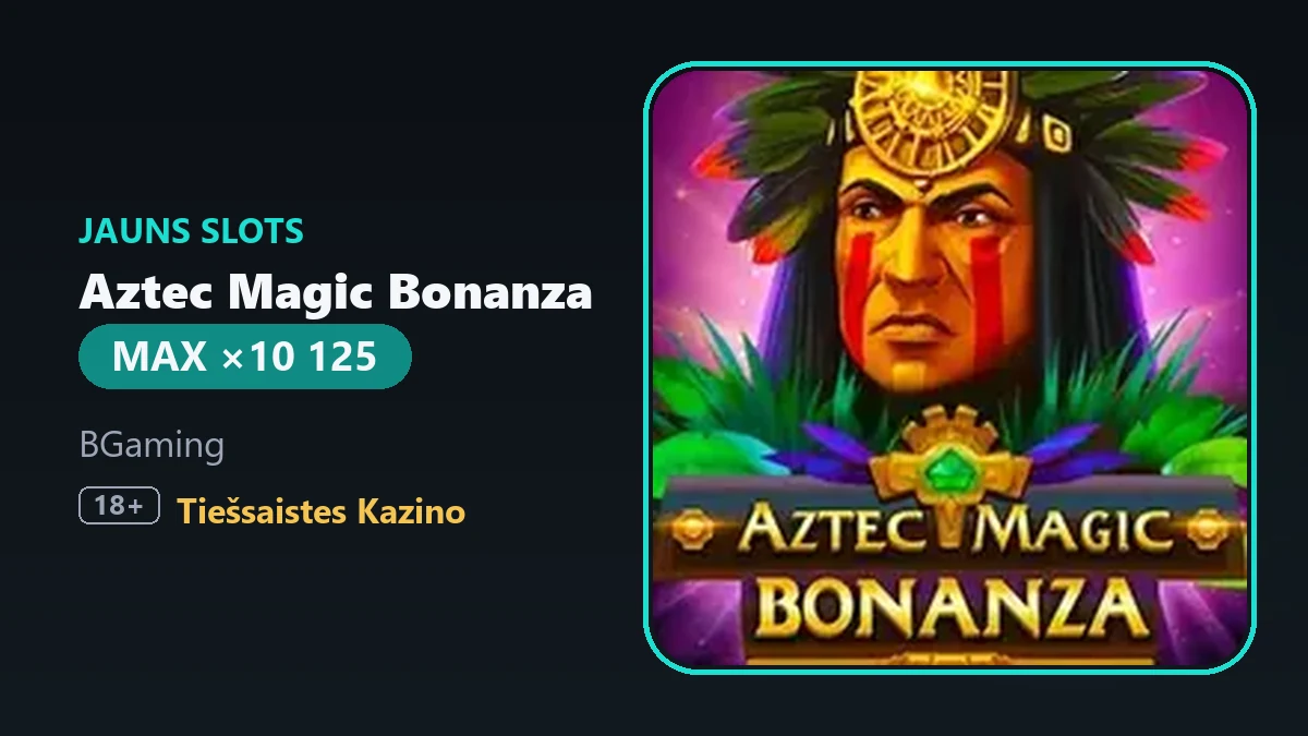 BGaming выпускает новый слот Aztec Magic Bonanza