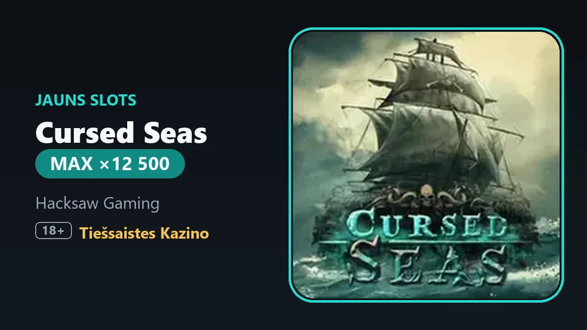 Cursed Seas - новый слот от Hacksaw Gaming