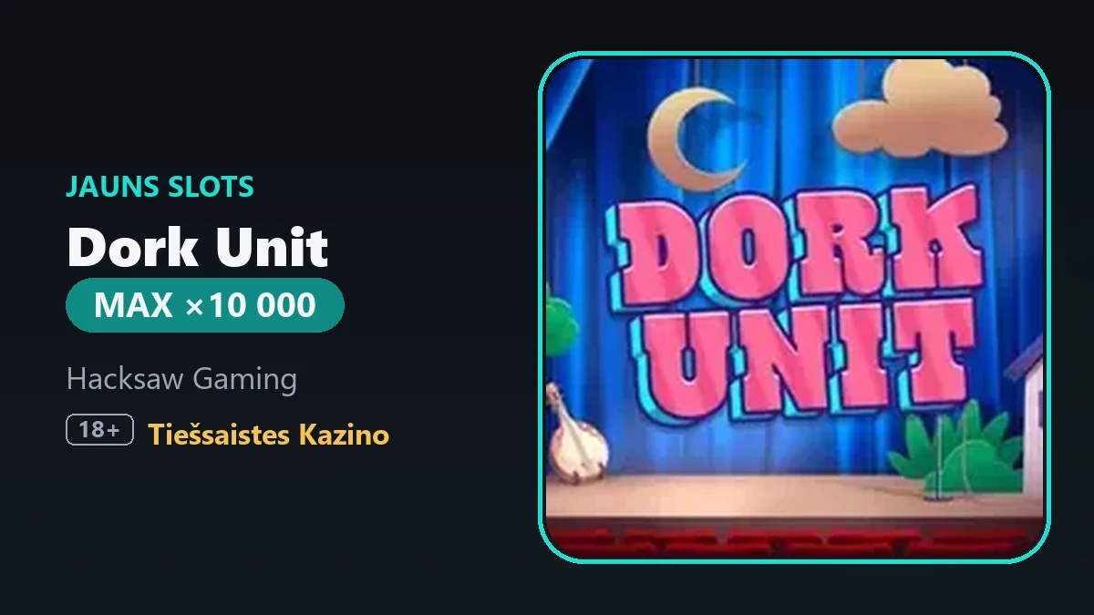 Dork Unit by Hacksaw Gaming - A Quirky New Slot Arrives