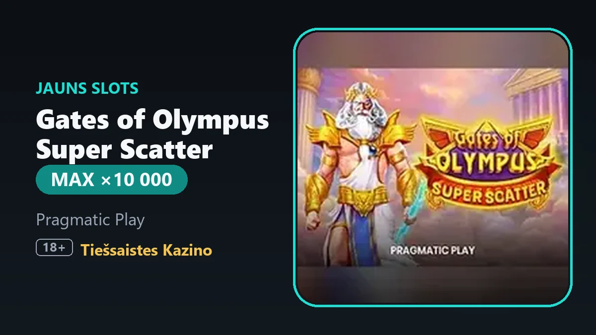 Gates of Olympus Super Scatter - jauna scatter mehānika