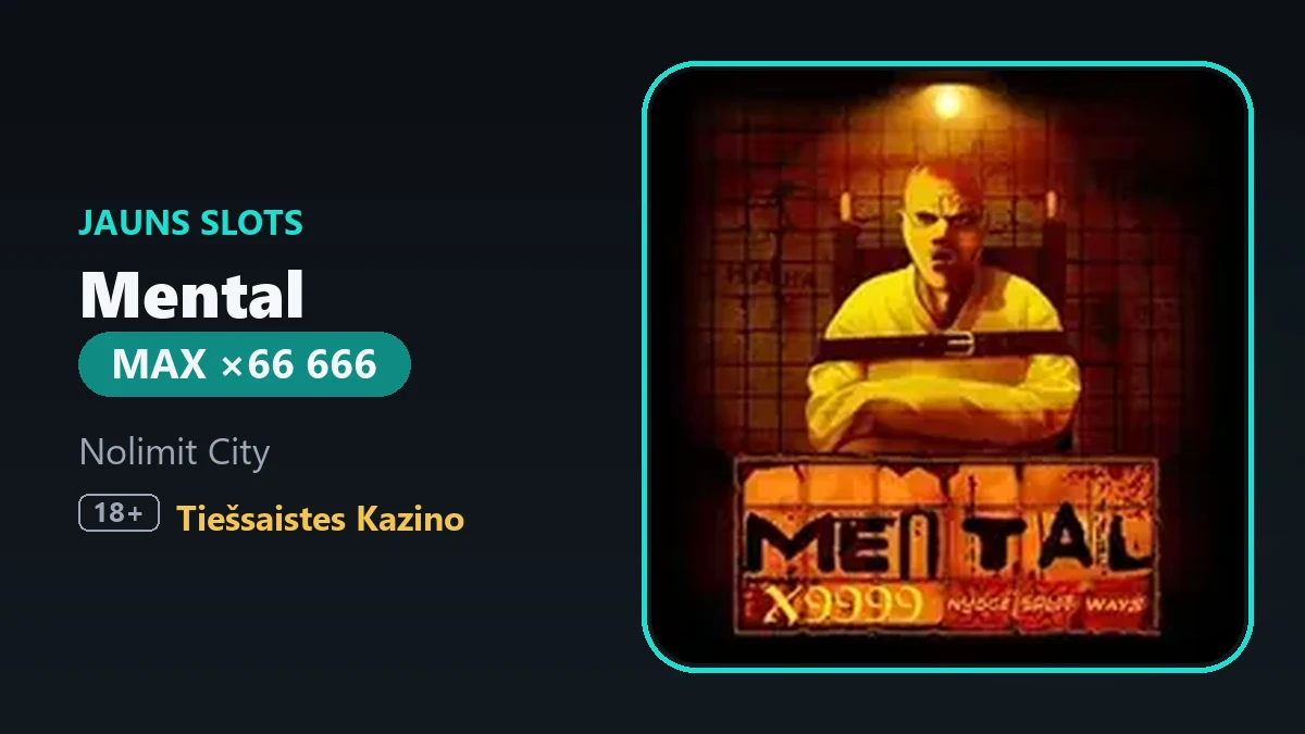 Nolimit City Unleashes Its Chilling New Slot Mental