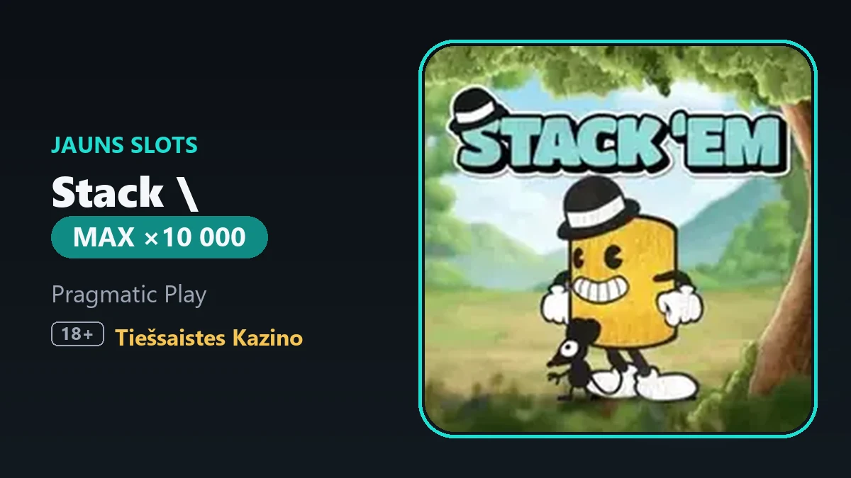Hacksaw Gaming выпускает новый красочный слот Stack'em