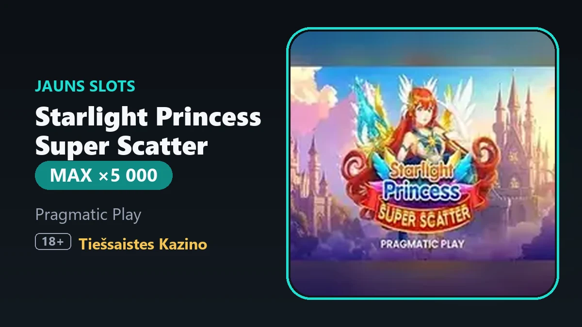 Starlight Princess Super Scatter - the princess series continues
