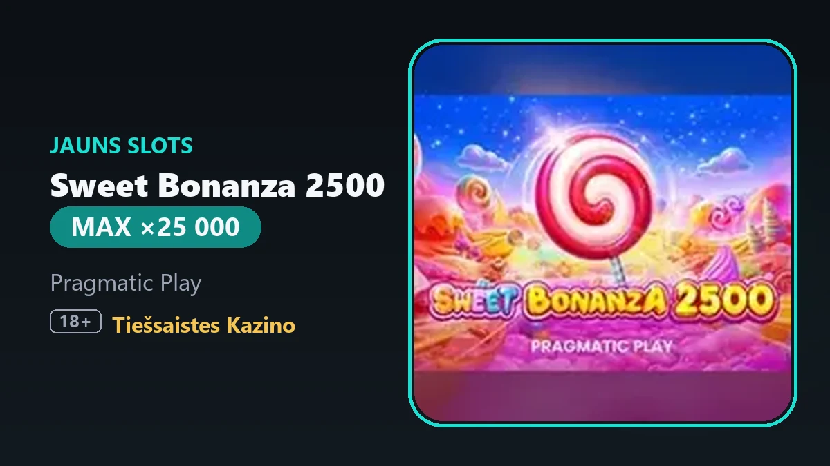 Sweet Bonanza 2500 - Pragmatic Play raises the multiplier ceiling