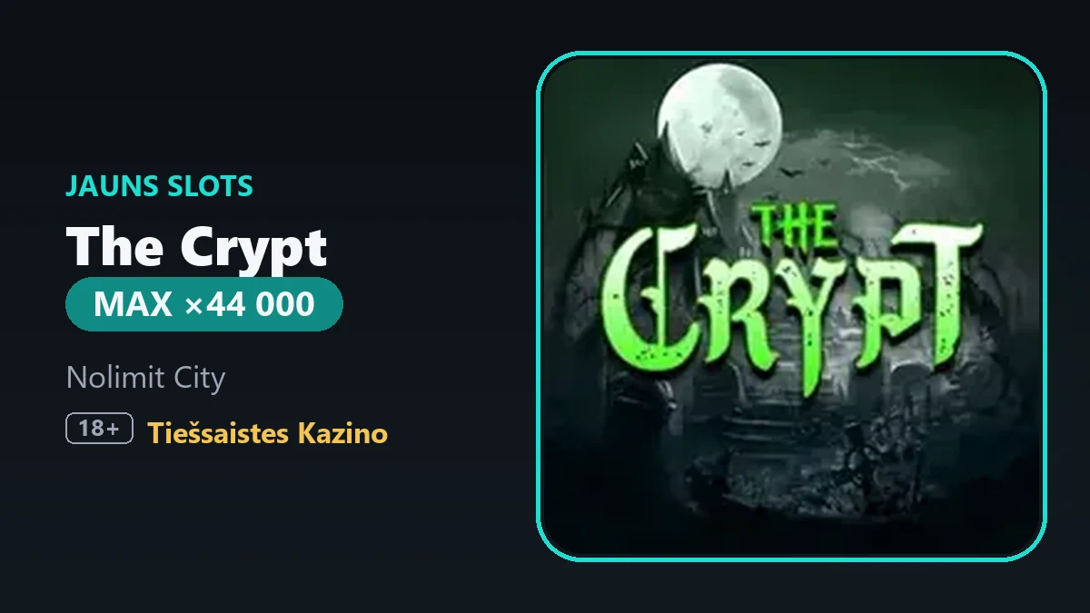 Nolimit City Unleashes "The Crypt" - A Gothic Vampire Slot