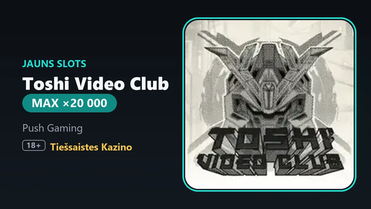 Toshi Video Club - Hacksaw Gaming Unveils a Neon Retro Slot