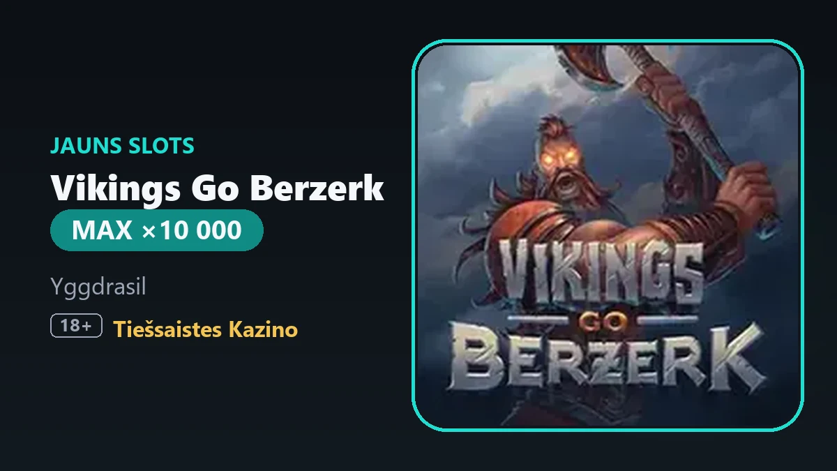 Vikings Go Berzerk - Yggdrasil Unleashes a New Viking Slot
